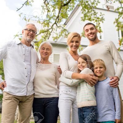31682304 family happiness generation home and people concept happy stock photo